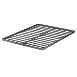 VIPSHOW 1.5 Inch Queen Metal Box Spring with Round Corners - 3000 lbs Capacity, Low Profile Bed Slat Replacement Bunkie Board with Steel Slats, Noise-Free, Easy Assemble, Black