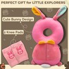 Baby Backpack Head Protection - Rabbit, Wide Size Cushion, Effective