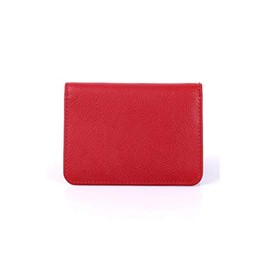Karla Hanson RFID Blocking Leather Card Holder (Red)