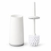 Long Handle Toilet Brush with Holder – 360° Round Bristle