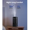 ROSEKM Humidifiers for Bedroom (1.1L), Small Cool Mist Humidifier for