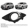 Car Fog Light Chrome Trim Stylish Look Fog Lamp Cover
