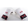 MAR INTERNATIONAL White Large Karate Punching Mitts/Gloves with Moulded Foam