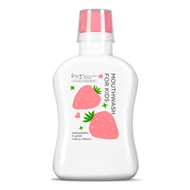 oh care Mouthwash for Kids P113+ Peptide Anti Cavity Mouth Rinse Alcohol Free for Teeth and Gums Safe Oral Hygiene for Newborn to Toddler 11.08 fl oz (11.08 Fl oz, Strawberry)