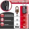 6PACK TSA Approved Luggage Combination Locks,Travel Suitcase Lock with Zinc