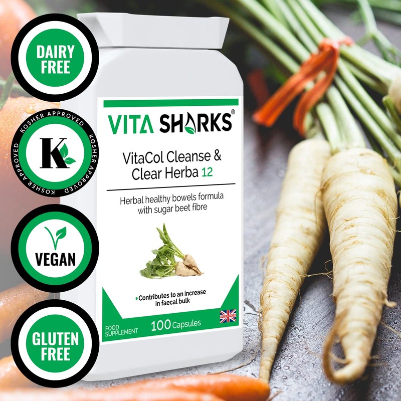 VitaCol Cleanse & Clear Herba 12 - Fibre Enriched Vegetarian