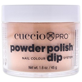 Cuccio Colour Powder Nail Polish- Lacquer For Manicure And Pedicure- Highly Pigmented Powder That Is Finely Milled- Durable Finish, Flawless Rich Color- Easy To Apply- Rose Gold Slippers- 1.6 Oz
