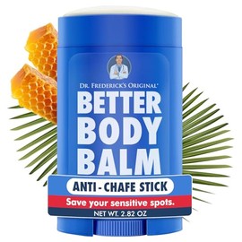 Dr. Frederick's Original- Reduce la fricción, las rozaduras y las ampollas: camina con confianza con Better Body Balm. Nuestra fórmula resistente al a