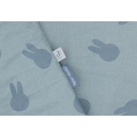 Jollein Children's Bed Linen – Miffy Shadow Sea Green – 100 x 140 cm – 100% Cotton – Oeko-Tex Certified – Baby Bedding with Pillowcase – Bedding Set