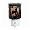 Aroma Black & Gold Stag Plug In Wax Melt Warmer