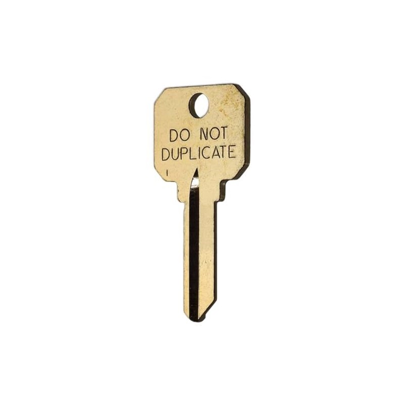 DND SC1 Do Not Duplicate Key Blank for Schlage Lock