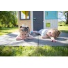 Smoby- Set of 6 Playhouse, Floor Tiles, Brown, Indoor or