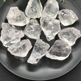 YUYAKESHI Aroma Stone Crystal for Aroma Oil Quartz Interior Room Purifying Loose Stone Natural Crystal Mineral White Crystal Ripped Stone, Stone