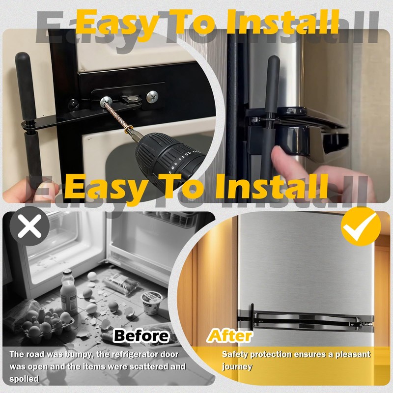 RV Refrigerator Door Latch (2 Pcs)