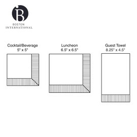 IHR Ideal Home Range Cocktail Napkins Rosanne Beck State Collection Disposable 3-Ply Paper Party Napkin Pack, 5" x 5", Minnesota, 20-Count