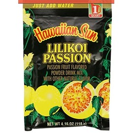 Hawaiian Sun Lilikoi Passion Powder Drink Mix 4.16 oz. (PACK OF 4 BAGS)