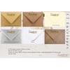 50 White Envelopes Gummed 100gsm. Suitable for Greetings Cards, Birthday,
