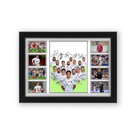 England Rugby Poster Print - Limited Edition Autograph World Cup 2023 Memorabilia - Signed Fan Art (Unframed, A4 (30x21cm))