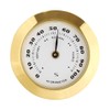 Gereiny Professional Hygrometer Analog Hygrometer Mechanical Round Hygrometer Humidity Gauge
