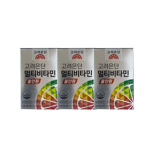 Korea Eundan Multivitamin All-in-One 1560mg x 60 tablets 3 boxes