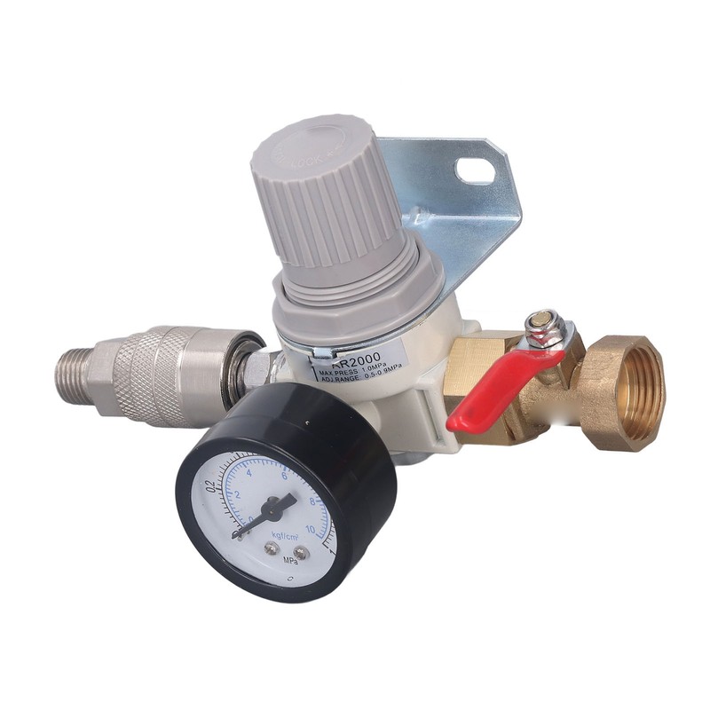 Air Compressor Replacement Pressure Regulator AR2000 1/2 Inch NPT Air