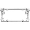 BLVD Tropical Palm Tree Chrome Polished License Plate Frame (2