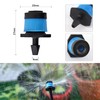 La Farah 100pcs Drip Emitters Fan Shape Water Flow Adjustable