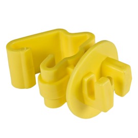 Zareba Standard Snug-fitting T-Post Insulator - ITY-Z - 25 Pack - Use with Electric Fences - No Hardware Needed - Includes 25 Insulators