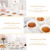 DUJUST 14 pcs Tea Set for 6 with Tea Tray