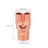 PATIKIL 1/2" x 1/4" x 1/4" ID Tee Tee Y