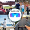 Cleoxyge Polarised Cycling Glasses Men Women Quick Glasses Sunglasses Mirrored