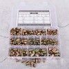 Homimor 300 Tuercas De Remache, Juego De Acero Al Carbono