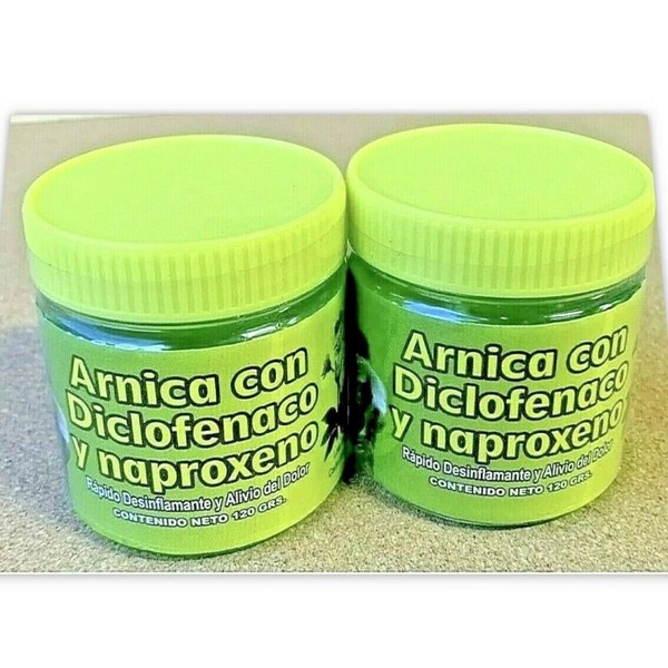 x2 Gel Arnica con Naproxeno Auxilia Y Calma El Dolor Nuevos Ingredientes Lidoca