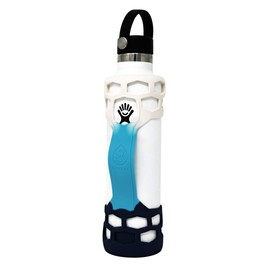 REUZBL Bottle Bumper Silicone Boot Sleeve Protector with Handle Compatible with 24oz Double-Wall Vacuum Insulated Stainless Steel Water Bottles, Beach