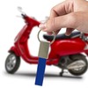 pubblimania Elegant PU Leather Keyring with Ring Useful for House
