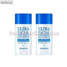 SIDMOOL Ultra Facial Moisturizing Sun Stick SPF50+ PA++++ 15g [1+1]