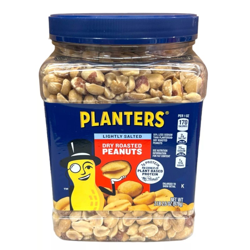 Planter's Planters Dry Roasted Lightly Salted Peanuts 34.5 oz