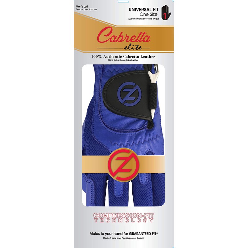 Zero Friction Men's Cabretta Elite Left Hand Universal Fit Golf
