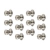 Design House 190900 Terrace Dummy Door Knob Satin Nickel 12-Pack