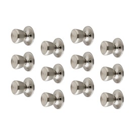 Design House 190900 Terrace Dummy Door Knob Satin Nickel 12-Pack