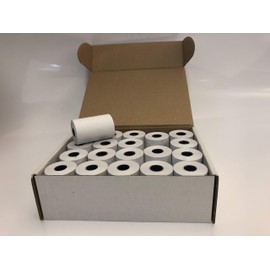 57mm x 38mm Ingenico Thermal PDQ Receipt Paper Rolls (20 per Box) for Verifone, Spire, Pax Credit Card Machines BPA Free