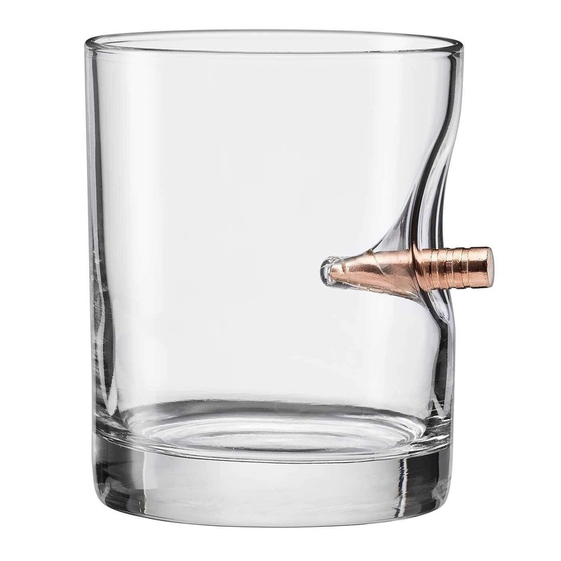 BenShot Rocks Glass with Real .308 Bullet - 11oz |