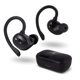 Audfonos Inalmbricos Sport In-Ear Bluetooth 5.1 Ejercicio IPX4 Base de Carga y Batera de Larga Duracin USB-C Mod Air-Sport 2 Redlemon Negro           