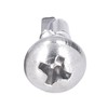 200Pcs Self Drilling Screw Stainless Steel Round Head M4.8x13 Fastener