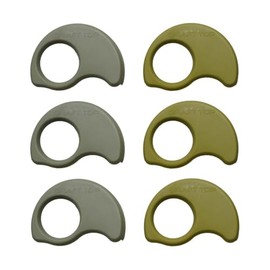 Draft Top Can Clips - Topless Can Clip for Mini-Bottles - Clip & Sip Bar Tool for Topless Cans, Mixer Tool, Barware Fits 12oz to 19 Oz Cans (CC-423-GS-6)