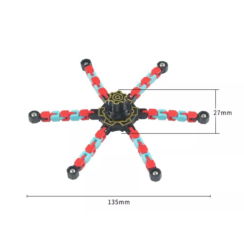 Show Me Deformación Mecánica Fidget Spinner Juguete Antiestres M220