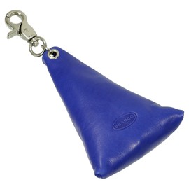 Branco Leather Key Case Mini Purse Key Case Key Holder Key Fob with Zip Pocket Mini Wallet Various Colours, royal blue