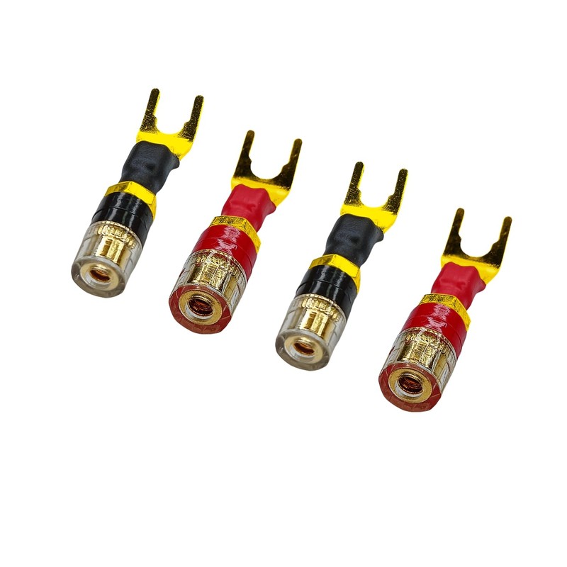 Funayama Spades Fork Plug to Twist Binding Post Banana Female