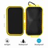 Outdoor Survival Shockproof Waterproof Storage Case Airtight Carry Box Container(Yellow)