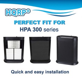 HQRP HPA300 Kit 3x HEPA Filters w/ 4x Activated Carbon Pre Filters compatible with Honeywell HPA300, HA300, HPA304, HPA8350, HPA3300, HPA5300, HPA5350, Filter R HRF-R3 Replacement